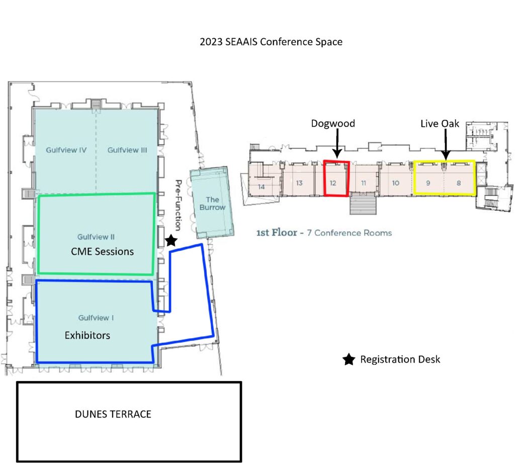 Conference Map Southeastern Allergy, Asthma and Immunology Society